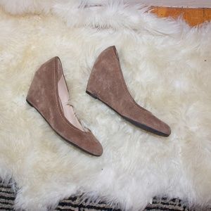 Franco Sarto Suede Wedges